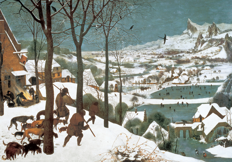  彼得·勃鲁盖尔 Bruegel Pieter—— 雪中猎人